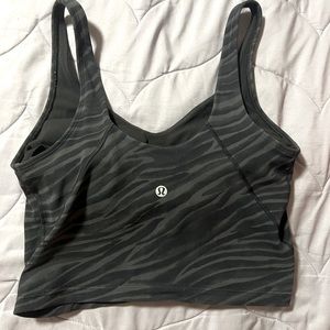 Lululemon Align Tank Size 6 Le Tigre Camo Deep Coal Multi